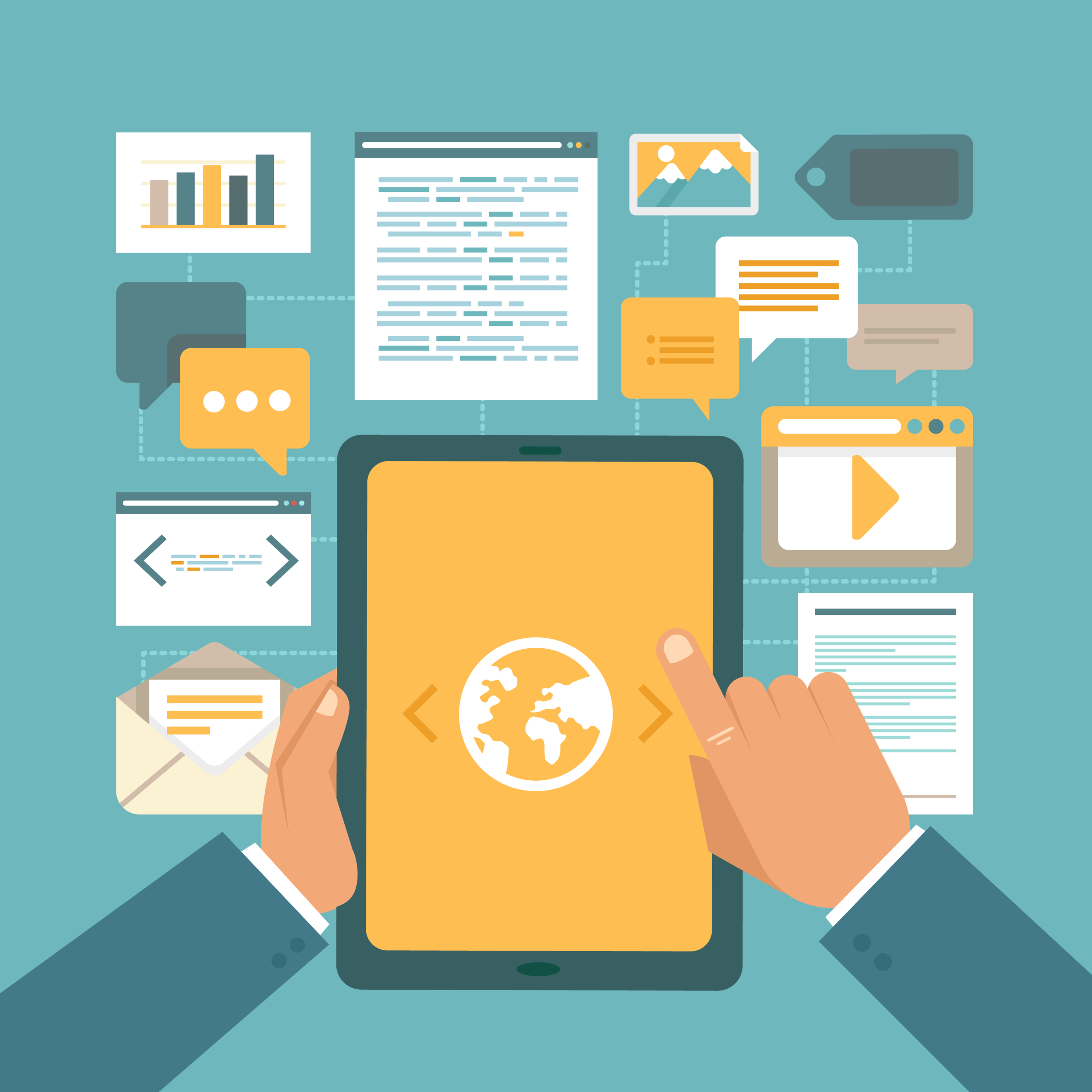 create an inventory of content that will keep your target audience aware, informed, and engaged.